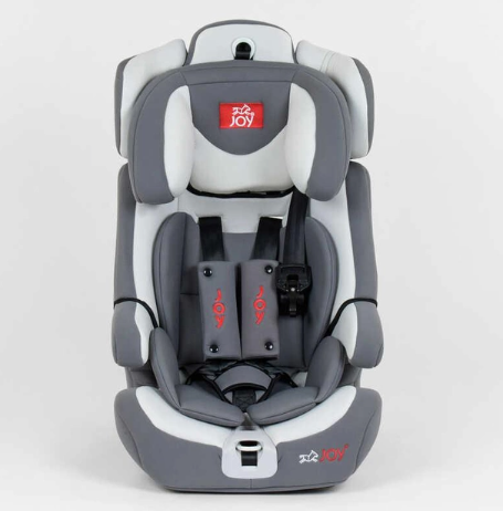 Дитяче автокрісло система ISOFIX Joy FX 955 універсальне, група 1/2/3, вага дитини від 9-36 кг, сіре