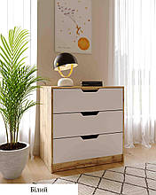 Комод  в дитячу кімнату Teenager  корпус тахо/білий Viorina-Deko