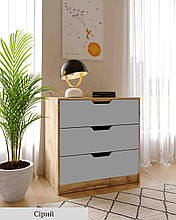Комод  в дитячу кімнату Teenager  корпус тахо/сірий Viorina-Deko