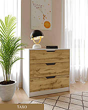Комод  в дитячу кімнату Teenager  корпус білий/тахо Viorina-Deko
