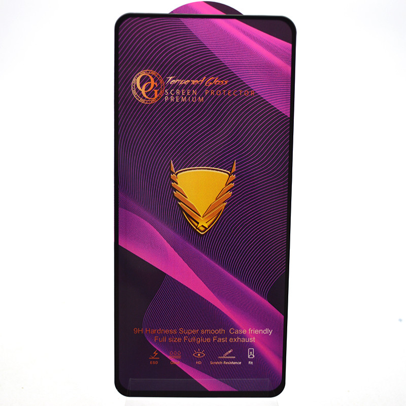 Захисне скло OG Golden Armor для Vivo iQOO 11 Black
