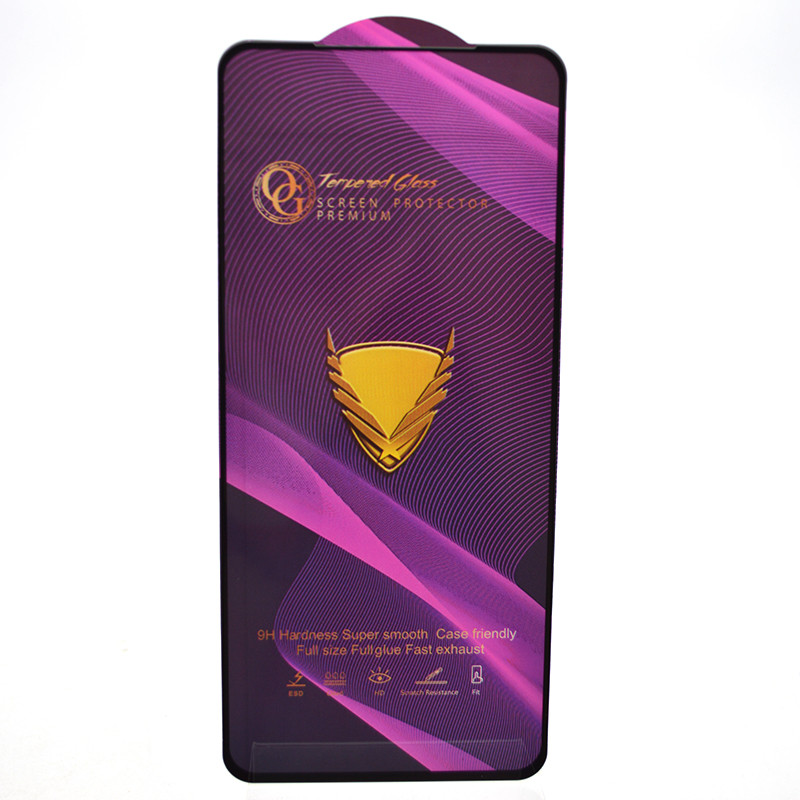Захисне скло OG Golden Armor для Vivo iQOO Z5 Black