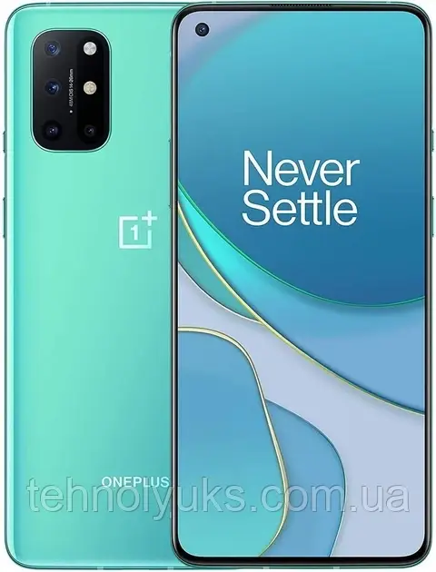 Смартфон OnePlus 8T+ 5G 12/256 GB Green (SA), 48+16+5+2/16 Мп, 1 Sim, Snapdragon 865, AMOLED 6.55", 4500mAh, фото 1