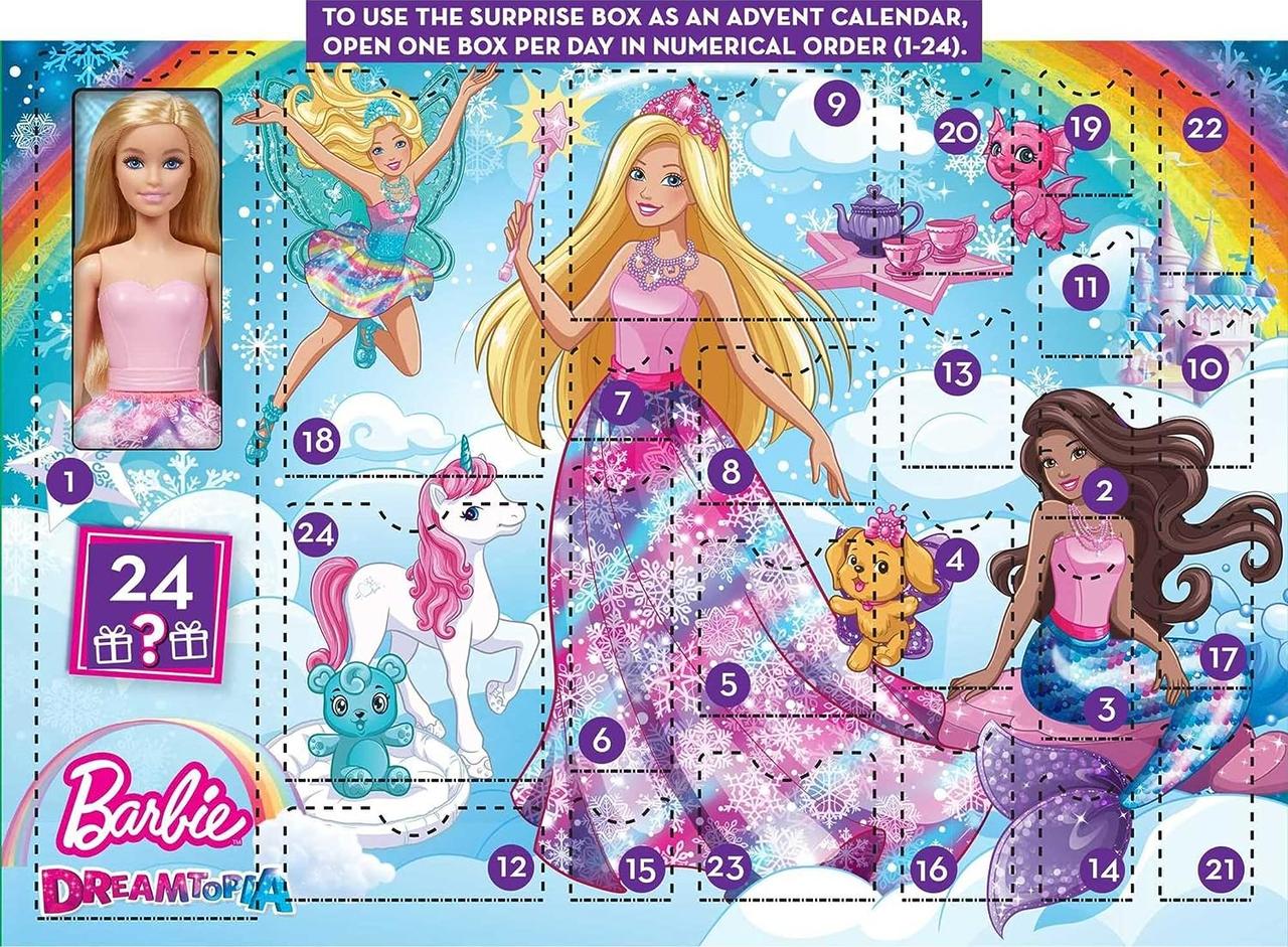 Barbie dreamtopia advent sale