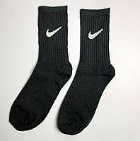 Высокие женские носки 1 пара 36-41 с качественным принтом Nike стильные, модные и демисезонные, повседневные