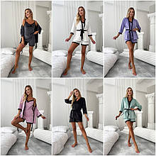 Жіночий домашній костюм-трійка