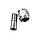Штуцер з гайкою для Pin/Ball-lock (різьблення 1/4" - штуцер 5/16") DX608-2 штуцер для конектора нержавіюча сталь, фото 3