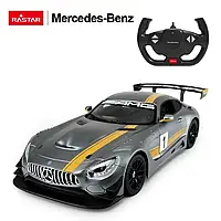 Машинка на радиоуправлении Rastar 74160 Автомобиль Mercedes AMG GT3 Performance / RC / RTR / 1:14 / подсветка