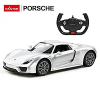 Машинка на радиоуправлении Rastar 70700 Спортивный автомобиль Porsche 918 Spyde / RC / RTR / 1:14 / звук / св