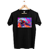 Футболка чорна з принтом "Людина павук Павутина Всесвіту Spider Man across the Spider Verse Мігель О'Хара Miguel O'Hara " Push IT