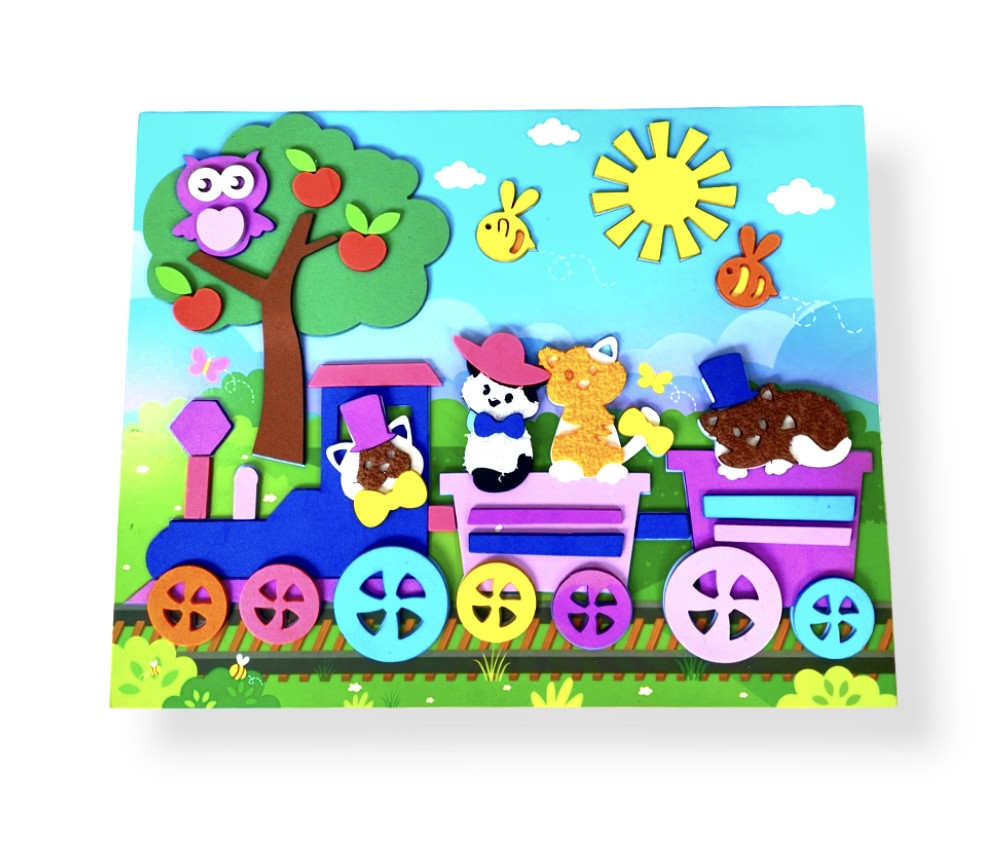 М’яка аплікація “Котики”, фото 1