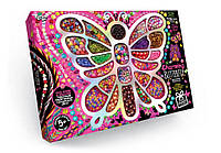 Детский набор бисера "Charming Butterfly" Danko Toys крупный бисер, девочке от 6 лет