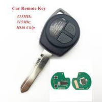 Ключ Suzuki Swift ключ 2 кнопки с чипом id46(pcf7936), 315Mhz