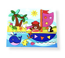 М’яка аплікація “Ведмедик”