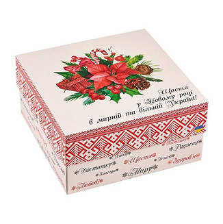 Солодкий новорічний подарунок VIP №65, 1000 г. замовлення від 7 шт., фото 1