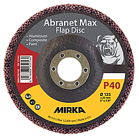 Лепестковый шлифовальный круг Abranet® Max Ø 125 мм T29 ALOX, 40+ конический