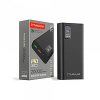 Повербанк TITANUM 727S 20000mAh 22.5W Black