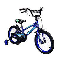 Велосипед двухколесный детский "Rider" LIKE2BIKE, от 3 лет, со звонком, диаметр колес 12", синий