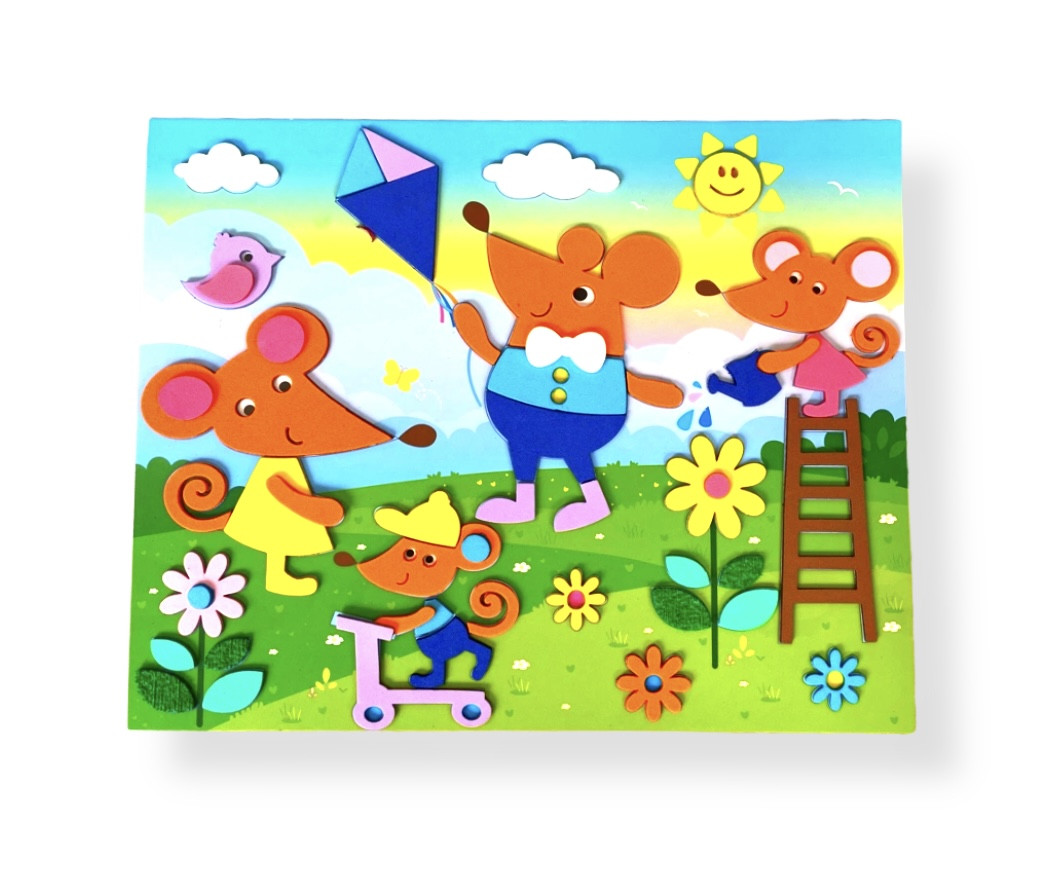 М’яка аплікація “Сім`я Крисок”, фото 1