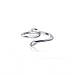 Кільце Змія в стилі Мінімалізм, срібне покриття 925 проби, регульований розмір 15-19, фото 7