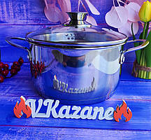 Каструля 2.0 л із неіржавкої сталі Maestro MR-3510-18 Індукційна каструля з неіржавкої сталі з товстим дном