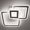 Керована світлодіодна люстра Luminaria TRIPLEX SQUARE 124W S з пультом ДУ 600/600 WHITE/WHITE 220V IP44, фото 11