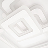 Керована світлодіодна люстра Luminaria TRIPLEX SQUARE 124W S з пультом ДУ 600/600 WHITE/WHITE 220V IP44, фото 6