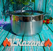 Каструля 1.5 л із неіржавкої сталі Maestro MR-3511-16 Індукційна каструля з неіржавкої сталі з товстим дном