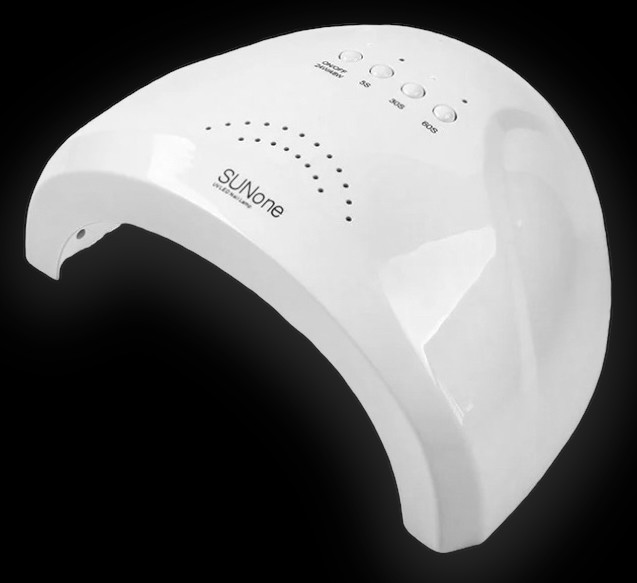 Професійна UV/LED-лампа SUNone (без дна) для сушіння гель-лаку, 48 Вт.