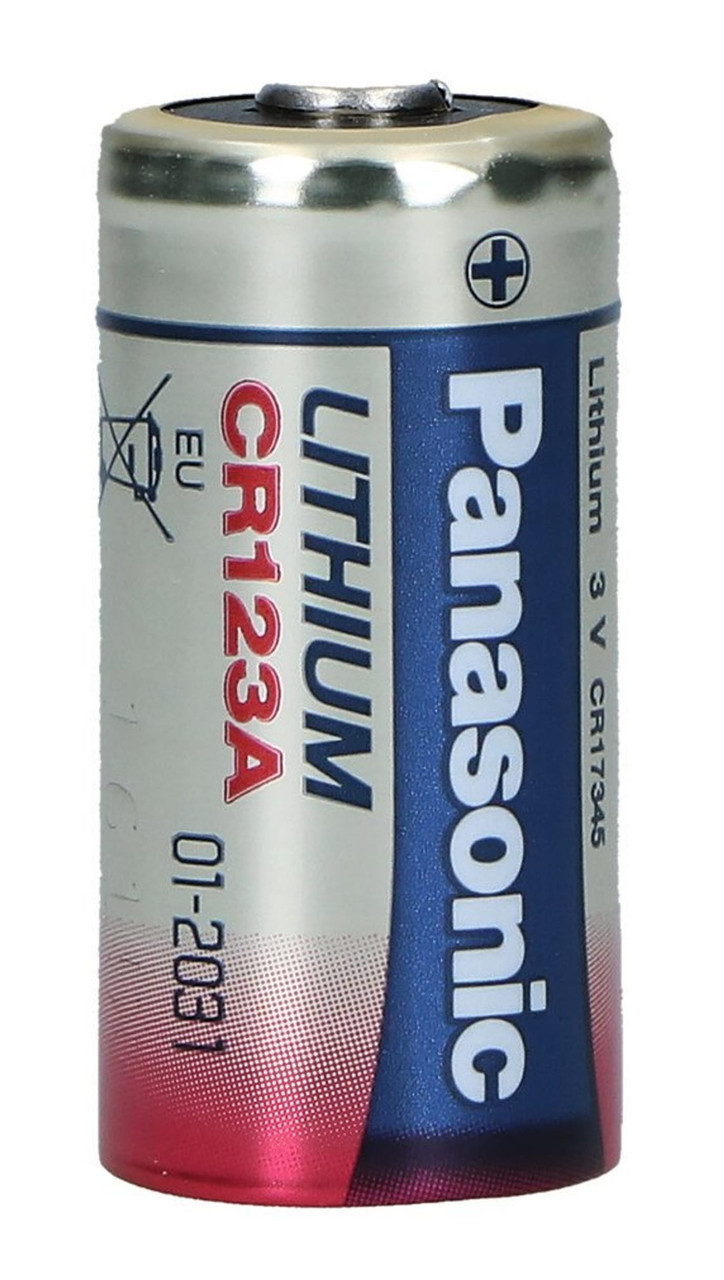 Батарейка літієва Panasonic CR123A — 3V