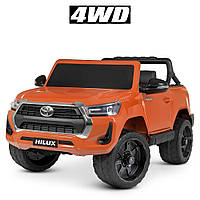 Детский электромобиль Джип Bambi M 4919 EBLRS-7 Toyota Hilux, оранжевый