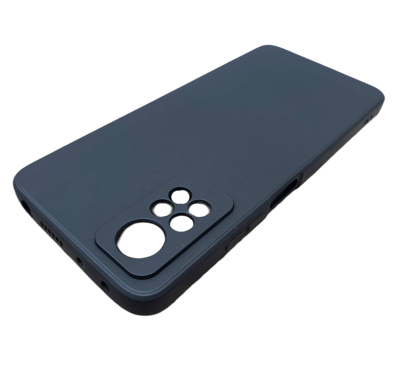 Силіконовий чохол із мікрофіброю для Xiaomi Redmi Note 12 Pro чорний тонкий матовий