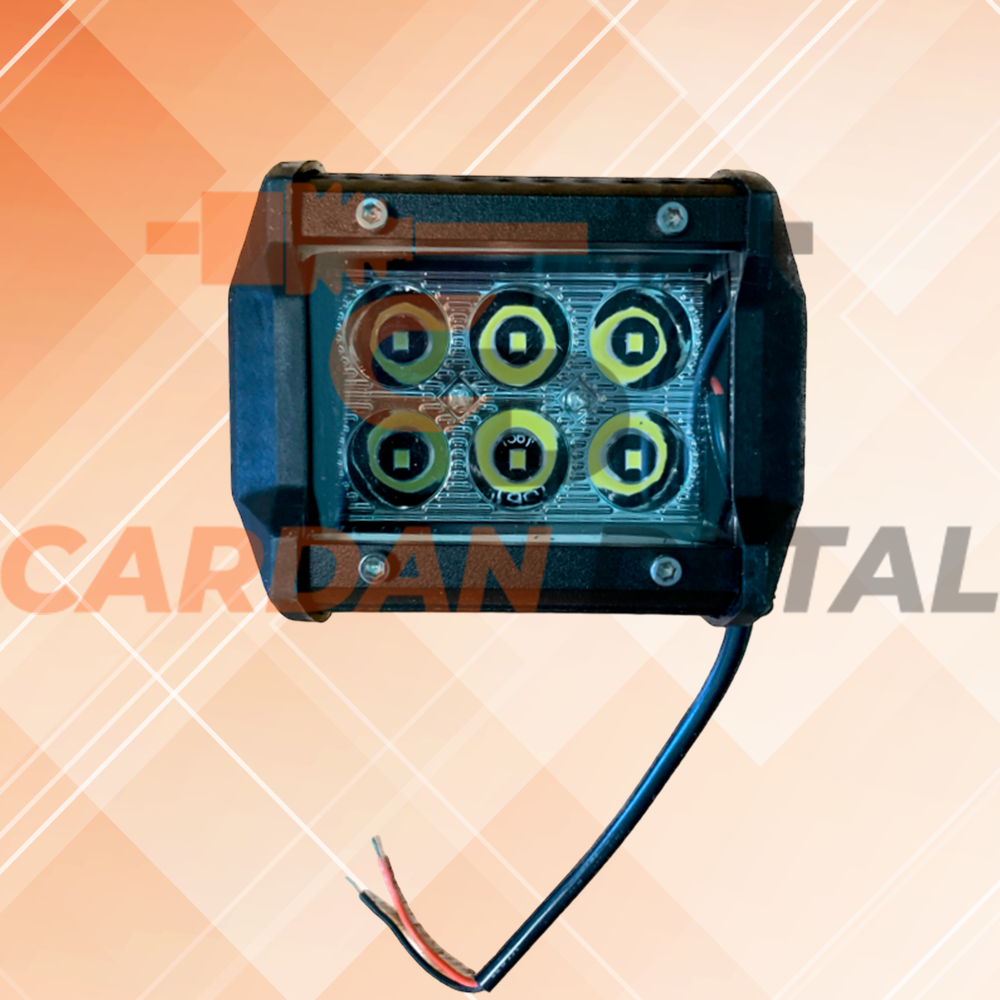 Фара світлодіодна 18W (  6 діодів ) ; 2000LM ; 7000К, фото 1