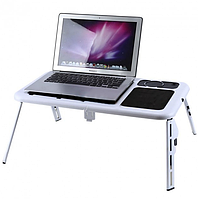 Столик подставка для ноутбука с куллером ColerPad E-Table LD09 Складной переносной столик под ноутбук