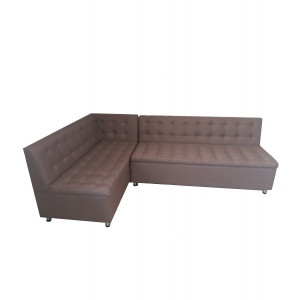 Зручний диван для зони очікування офісні дивани з нішею коробом для речей Престиж від виробника