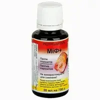Лекарственный препарат Professional Миф+, 30 ml, на 750 л. Препарат против паразитов