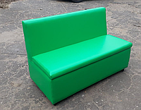 Диван Clio з нішею преміум кожзам офісні дивани для кафе для дому для кухні Кліо зелений