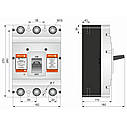 Автоматичний вимикач силовий ВА77-1-630 3п 400А 8-12In 400В Electro, фото 2