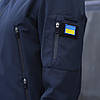 Куртка тактична з флисом Pobedov Motive 1366 р. 3XL, синя / куртка ДСНС Soft Shell весна осінь, фото 7