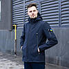 Куртка тактична з флисом Pobedov Motive 1366 р. 3XL, синя / куртка ДСНС Soft Shell весна осінь, фото 4