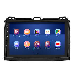 Штатна магнітола Lesko Toyota Land Cruiser Prado (2002-2007г.) 9" 4/32Gb 4G+CarPlay Premium GPS Android Прадо, фото 2