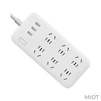 Подовжувач MiJia Power Strip (6 розеток + 3 USB-port) White CXB6-1QM China Edition(1976384080754)