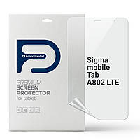 Защитная пленка для Sigma mobile Tab A802 LTE (Противоударная гидрогелевая. Прозрачная)