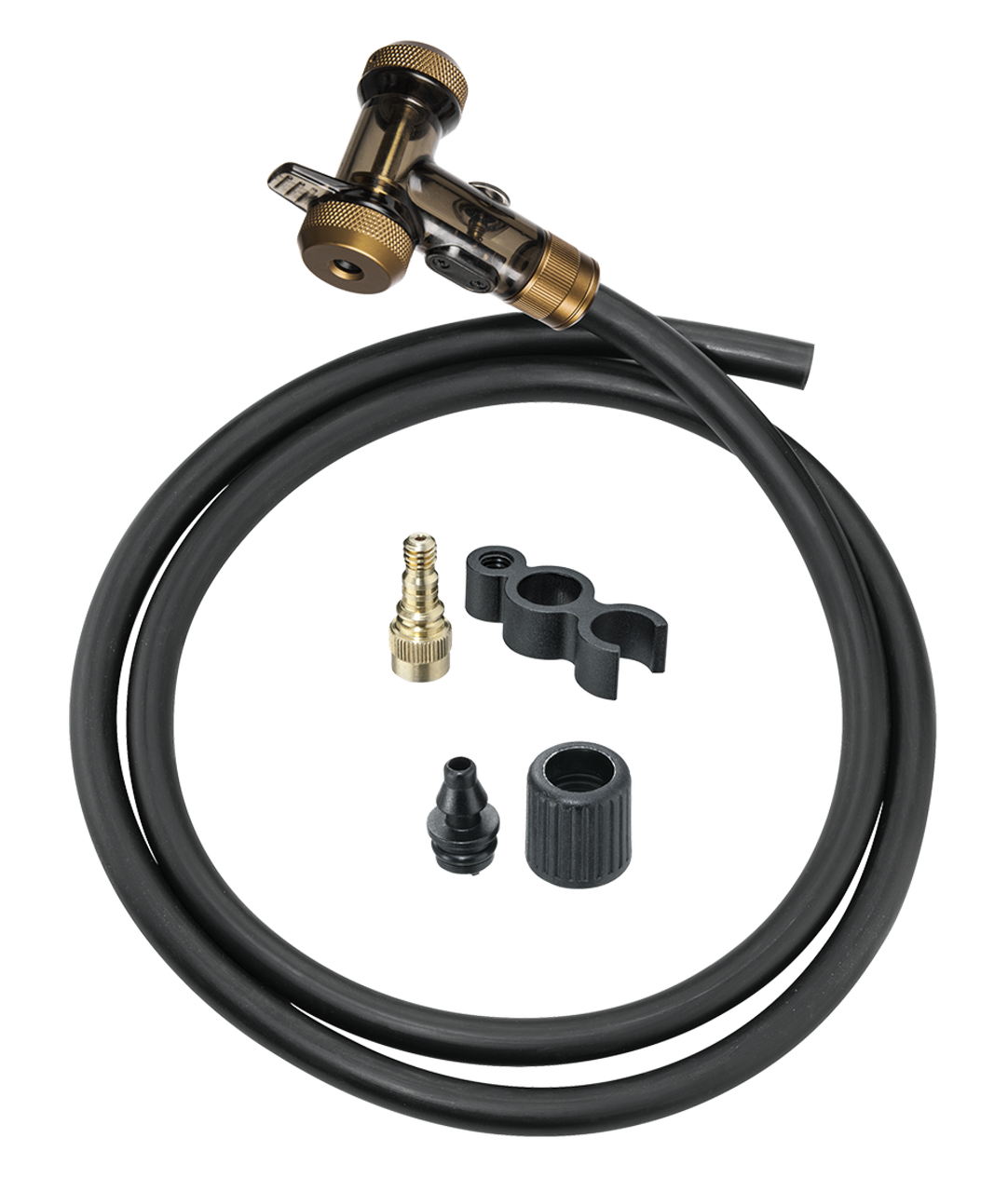 Штуцер для насосу Topeak TubiHead Upgrade Kit, including hose and muti hose adapters and Schrader adapter (GT)