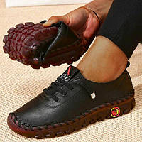Лоферы самая удобная обувь, женская повседневная обувь, кроссовки черного цвета, размер 39 Код 67-0004