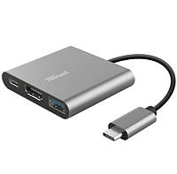 USB-хаб Trust Dalyx Aluminium 3-in-1 Multiport USB-C Adapter (23772_TRUST)