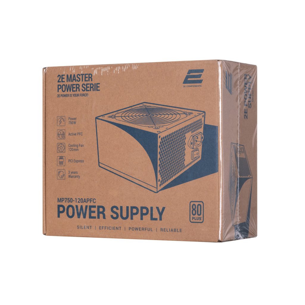 Блок живлення 750W 2E MASTER POWER (2E-MP750-120APFC)