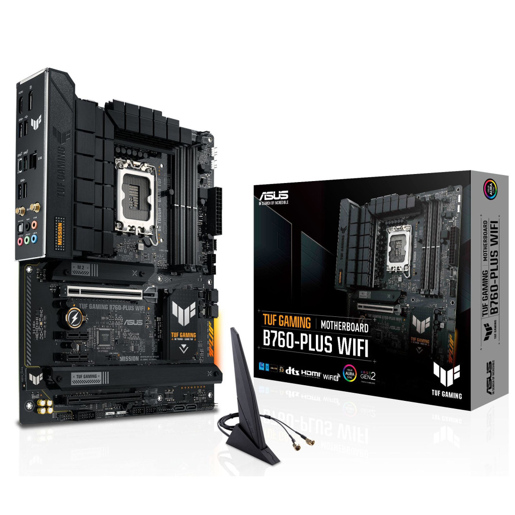 Материнська плата TUF GAMING B760-PLUS WIFI 1700 DDR 5 1 x HDMI, 1 x DisplayPort 3 6 Wi-Fi ATX