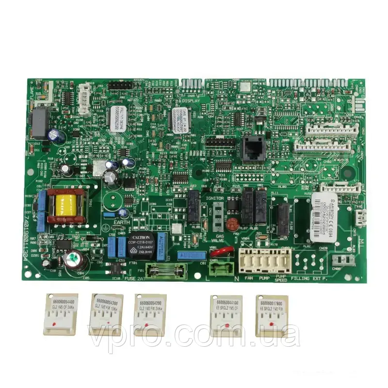 Плата керування Matis, Egis Plus, BS II (з газовим клапаном SIT) — Art. 60001605-05