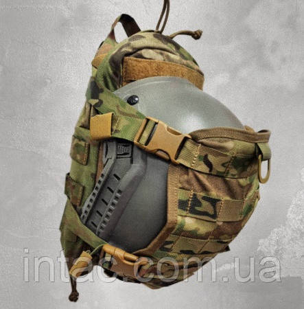 Рюкзак тактичний добовий з клапаном для шолома Warrior Spirit WS-R Multicam